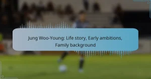 Jung Woo-Young: Life story, Early ambitions, Family background