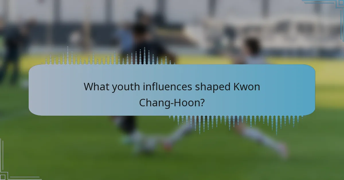 What youth influences shaped Kwon Chang-Hoon?
